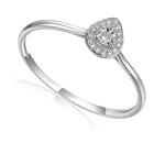 Lykken Elegance LYWG26152 valkokultainen timanttisormus x 0.08 ct