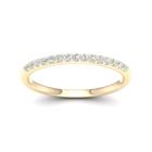 Lykken Elegance LYG25290 kultainen rivitimanttisormus 0,12 ct
