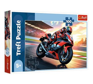 TREFL Puzzle Nopea moottoripyörä, 100 kpl