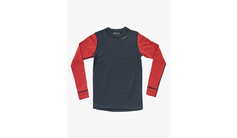 Devold Expedition Merino Kerrastopaita Jr, Night/Beauty, 14 vuotta
