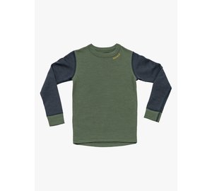 Devold Expedition Merino Kerrastopaita Kid, Night/Forest, 6 vuotta