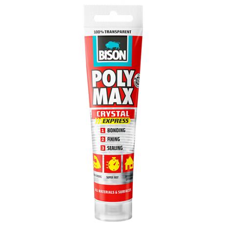 Bison PolyMax Crystal Express liimamassa
