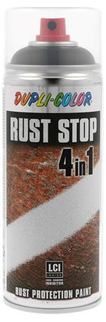 Dupli-Color Rust Stop Spraymaali, musta, 400 ml – kuva 7/8