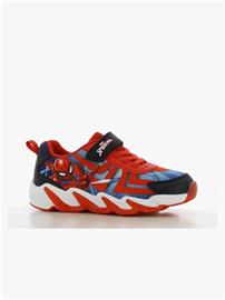 Marvel Spider-Man Vilkkuvat Lenkkarit, Navy/Light Blue, 30