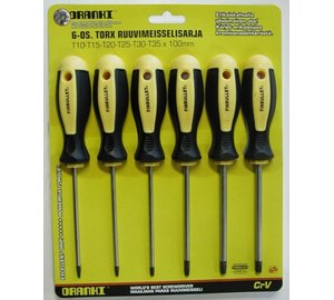 TORX RUUVIMEISSELISARJA 6-OS.