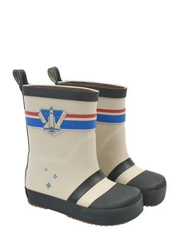mikk-line Wellies Astronaut - Barefoot - Cream - 35