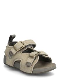Timberland Castle Island Backstrap Sandal Light Beige Suede - Beige - 27