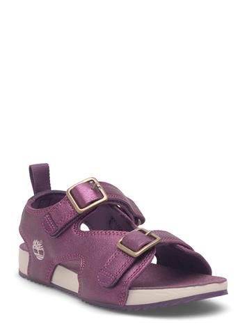 Timberland Castle Island Backstrap Sandal Bright Purple Metallic - Purple - 35