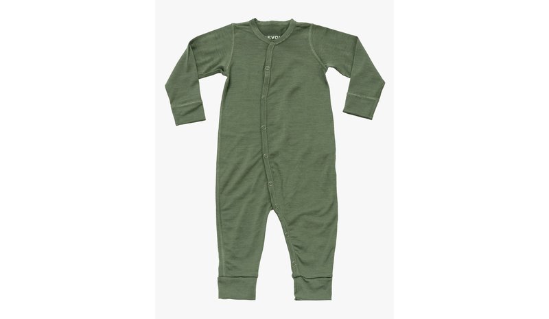 Devold Breeze Merino Jumpsuit Baby, Forest, 80