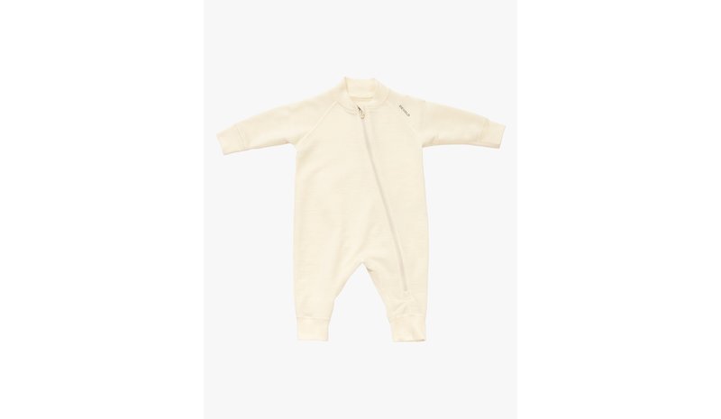 Devold Nibba Merino Jumpsuit Baby, Raw White, 56