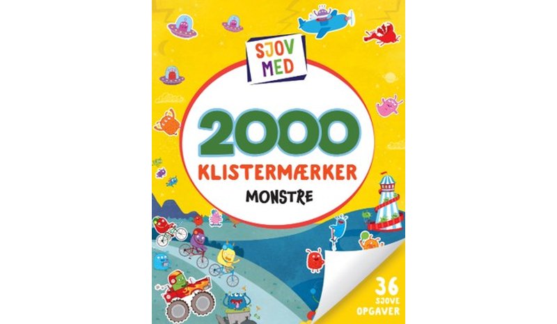 Fun with 2000 Stickers: Monsters – kuva 1/1
