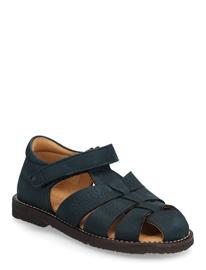ANGULUS Sandals - Flat - Closed Toe - Navy - 32