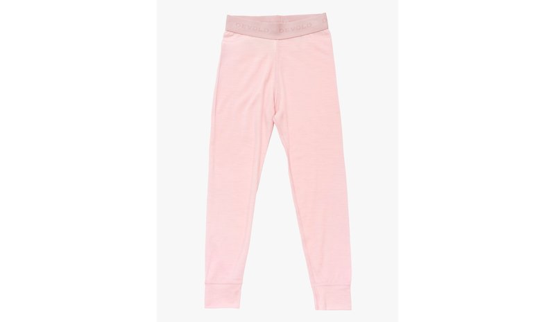 Devold Breeze Merino Kerrastohousut Kid, Chalk Pink, 6 vuotta