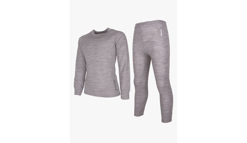 Lindberg Merino Aluskerrasto, Grey Melange, 80