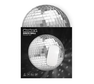 Mustard Disco Ball Mouse Mat, hiirimatto