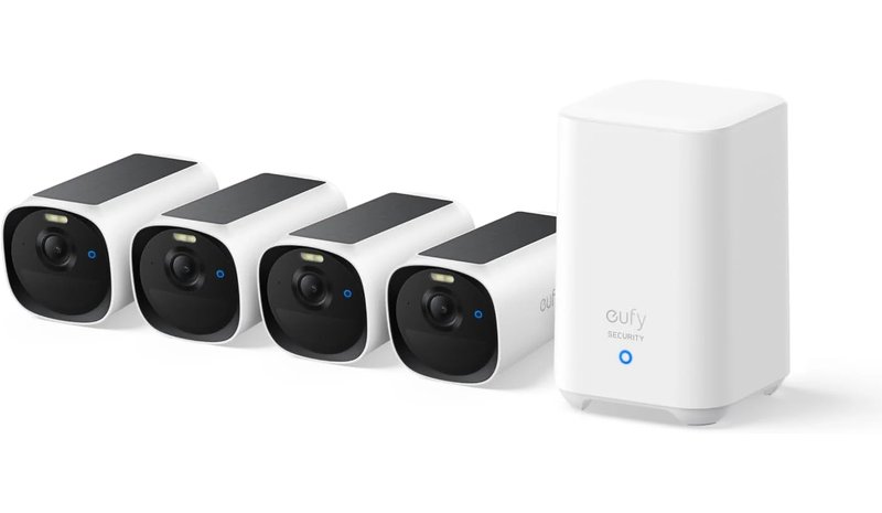 Anker EufyCam 4x E40 + HomeBase 2 16GB | Human detection