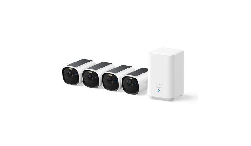 Anker EufyCam 4x E40 + HomeBase 2 16GB | Human detection