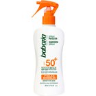 Vartalon aurinkosuojasuihke Babaria Sunscreen Spray For Sensitive Skin SPF50 200 ml