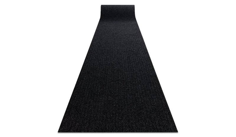 Antrasiittimatto Ceylon raidoilla, 100x250 cm – kuva 1/1