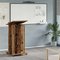 vidaXL Podium laatikon kanssa Vanha puu 55 x 55 x 107 cm Tekninen puu – kuva 1