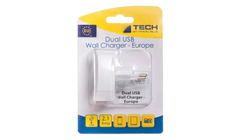Travel blue usb matka-adapteri eu