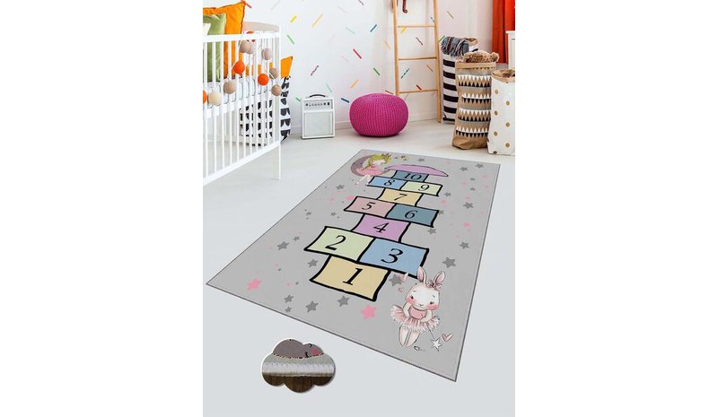 Lastenhuoneen matto, 100x150 cm – kuva 1/1