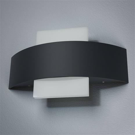OSRAM LED-ulkoseinälamppu ENDURA STYLE SHIELD tummanharmaa IP44