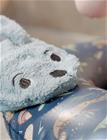 Filibabba Hare Baby Bath Mitt - Blue - ONE SIZE