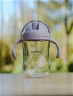 Mininor Straw Bottle Tritan - Purple - 6 M