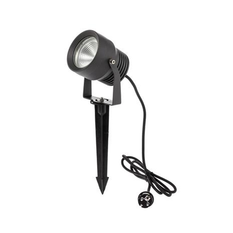 Tummanharmaa LED-ulkokohdevalaisin Irina
