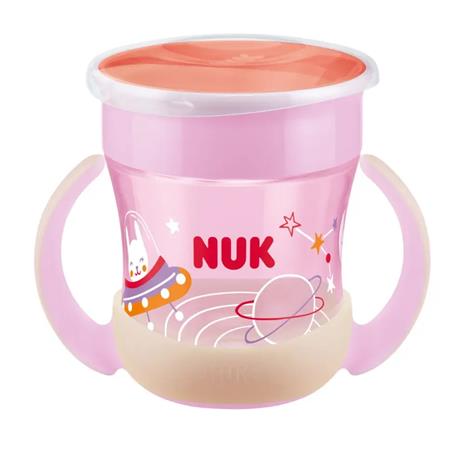 NUK Evolution Mini Magic -muki, vaaleanpunainen, 6 kk+ – kuva 1/4