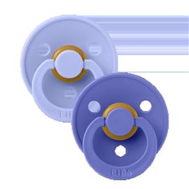 BIBS - Pacifier Colour 2 PACK - Hush/Grape - Size 2