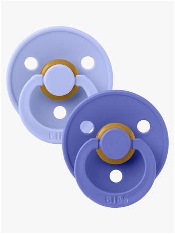 BIBS - Pacifier Colour 2 PACK - Hush/Grape - Size 2