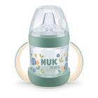 NUK for Nature Learner-pullo silikonia Vihreä 6m