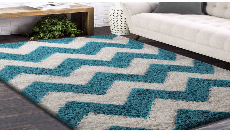 Matto Long Modern Turkoosi, 100x200 cm