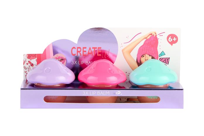 Canenco Create It! Beauty Lip Balm Mushroom 3-piece