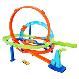 Rata silmukoilla Hot Wheels Loop Cyclone Challenge