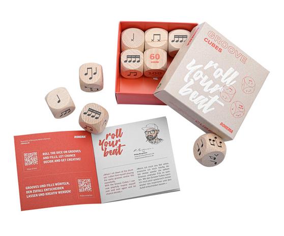Rytmin oppimispeli Rohema Groove Cubes Box