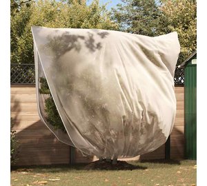 vidaXL Pakkassuoja kasviryhmille 3 pcs Beige 2 x 2,36 m