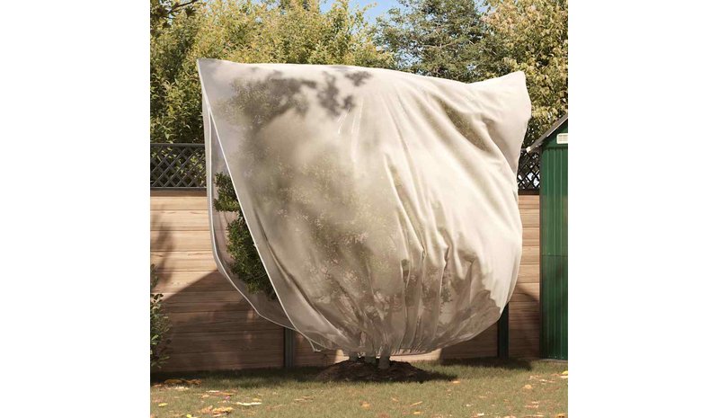 vidaXL Pakkassuoja kasviryhmille 3 pcs Beige 2 x 2,36 m