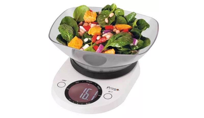 Keittiövaaka kulholla 5kg Prego