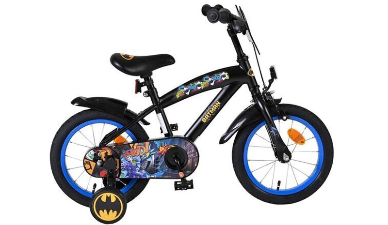Lastenpyörä Volare Batman 14, musta