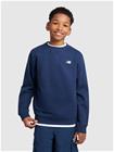 New Balance French Terry Small Logo Crew Kids Neulepaita heron blue Jätkät
