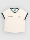 New Balance Premium V Neck Shrunken Kids T-Paita sea salt Tytöt