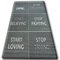MATTO STRING SIZAL FLOORLUX YOLO musta / hopea – kuva 1