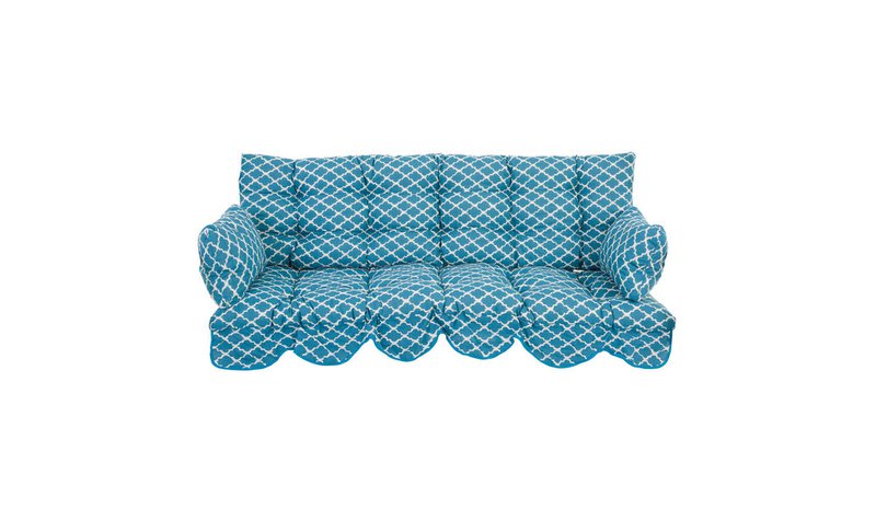 Keinupehmusteet PATIO Bora H030-21PB, sininen polyesteri, 170 x 100 cm
