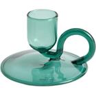 HAY Tiny Candleholder Curved - Kynttilänjalat Boorilasi Aqua - AE357-D439-AF97