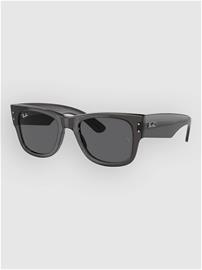 Ray-Ban Mega Wayfarer Transparent Black Aurinkolasit dark grey
