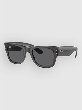 Ray-Ban Mega Wayfarer Transparent Black Aurinkolasit dark grey