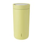 Stelton Stelton To Go Click Vacuum Insulated Cup 0.4 L. Laevis Home Tableware Cups & Mugs Thermal Cups Yellow Stelton